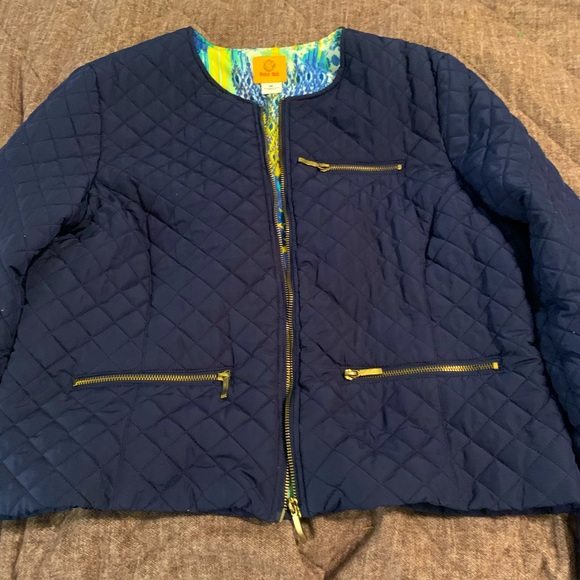 Ruby Rd navy cropped jacket - Picture 1 of 4